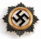 WWII GERMAN CROSS IN GOLD MARKED