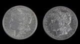 1884 S AND 1921 S MORGAN SILVER DOLLAR LOT