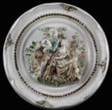 CAPODIMONTE STYLE CLASSICAL PLASTER WALL HANGING