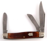CAMILLUS 3 BLADE STAG ANTLER POCKET KNIFE NEW YORK