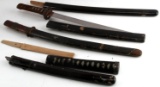 WWII ERA JAPANESE WAKIZASHI SWORD PART LOT