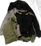 LOT OF WWII & LATER MILITARY UNIFORM & CLOTHING