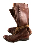 WWII PETERS US ARMY CAVALRY OFFICER RIDING BOOTS
