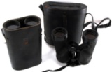 WWII US NAVY AND GERMAN ARMY BINOCULAR LOT OF TWO