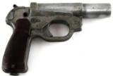 9 INCH WWII ERA FLARE GUN W BAKELITE GRIPS
