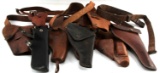 WWII US ARMY M1911 AND OTHER LEATHER HOLSTER LOT