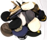WWII TO COLD WAR US MILITARY HEADWEAR MIXED LOT