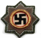 WWII THIRD REICH CLOTH GERMAN CROSS IN GOLD
