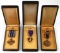 US WWII NAMED PURPLE HEART FLYING CROSS AIR MEDAL