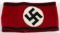 WWII GERMAN THIRD REICH SS RZM PATCH ARMBAND