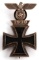 WWII GERMAN THIRD REICH IRON CROSS SPANGE COMBO