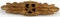 WWII GERMAN THIRD REICH GOLD CLOSE COMBAT CLASP