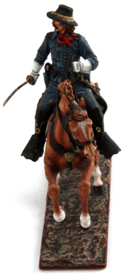 ST PETERSBURG COLLECTION CUSTER ON HORSE FIGURE