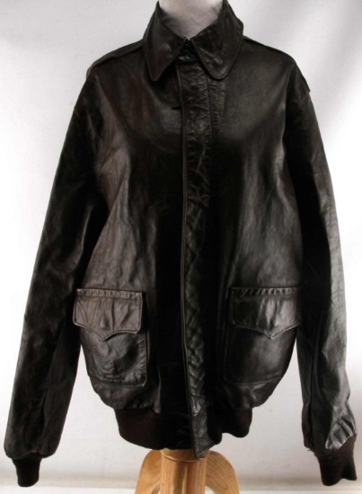 US ARMY AIR FORCE TYPE A2 LARGE LEATHER JACKET