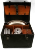 WWII & LATER U.S MILITARY OFFICER'S MESS KIT TRUNK