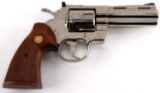 COLT PYTHON 357MAG REVOLVER NICKEL 4