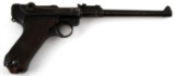 1917 ARTILLERY LUGER PISTOL WITH WOOD MAGAZINE 9MM