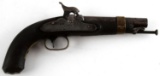 1845 US NAVY BOXLOCK SINGLE SHOT PERCUSSION PISTOL