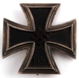 WWII GERMAN THIRD REICH NAMED 1ST CLASS IRON CROSS