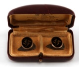 WWII GERMAN THIRD REICH NAZI SS CUFFLINKS W BOX