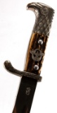 WWII GERMAN THIRD REICH M98 POLICE BAYONET & FROG