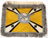 WWII GERMAN THIRD REICH LUFTWAFFE TRUMPET BANNER