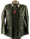 WWII GERMAN THIRD REICH HEER EM UNIFORM TUNIC