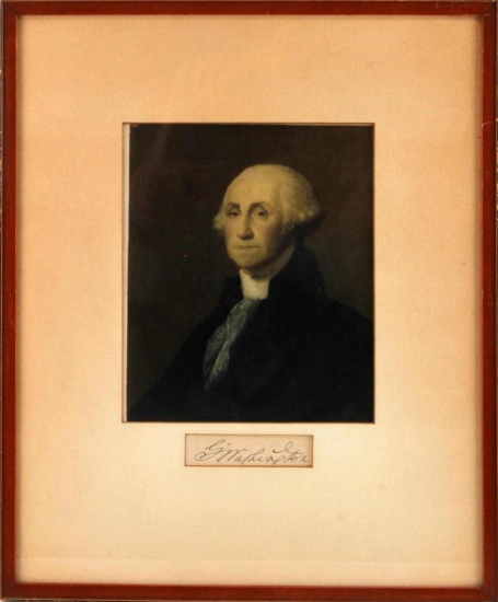 AFTER GILBERT STUART GEORGE WASHINGTON PRINT