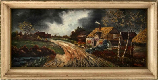 EARLY 20TH CENTURY FRENCH COUNTRY LANDSCAPE