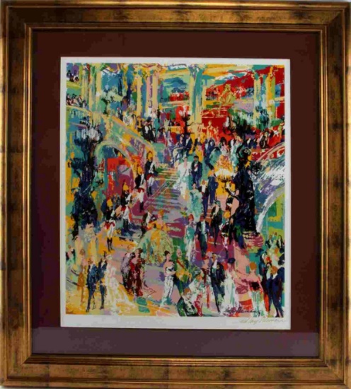 LEROY NEIMAN PARIS OPERA SERIGRAPH SIGNED FRAMED