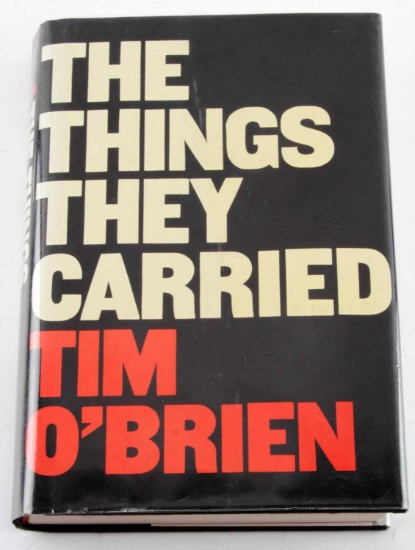 TIM O'BRIEN SIGNED FIRST EDITION VIETNAM WAR BOOK