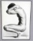 ARTIST SIGNED FRAMED DRAWING OF NUDE MALE