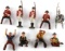 ANTIQUE METAL SOLDIER FIGURES TOY LOT OF 9