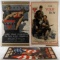 WWII YMCA WAR WORK POSTER LOT OF 2 & OVER THE TOP