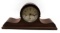 NEW HAVEN CLOCK CO SILENT WOODEN MANTLE CLOCK