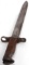US M1892 BAYONET & PICKET PIN SCABBARD DATED 1900