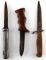 WWII GERMAN TRENCH FIGHTING KNIFE LOT OF 3