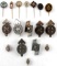 WWII GERMAN STICKPINS AND HITLER YOUTH BADGES