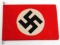 WWII GERMAN THIRD REICH CAR PENNANT FLAG