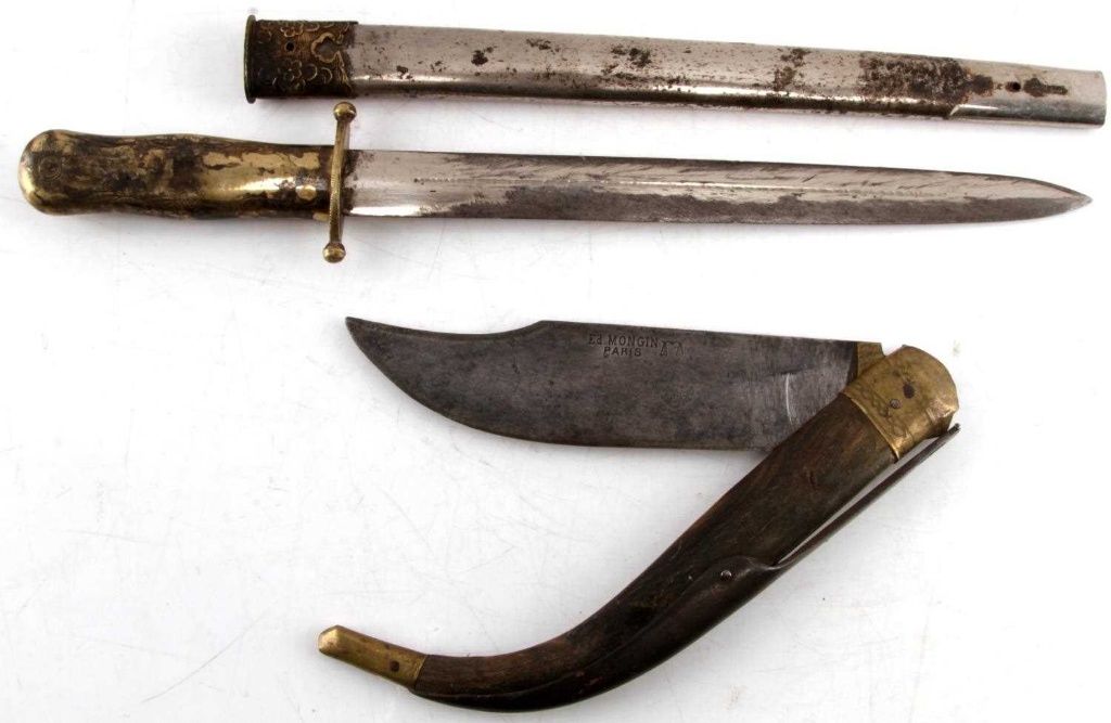 Pair Of Antique Unusual European Edged Weapons Firearms Antique Unusual European Edged Weapons