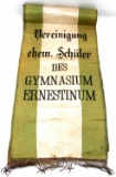 VINTAGE GERMAN GYMNASTICS BANNER ERNESTINUM