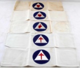 POST WAR CIVIL DEFENSE ARMBAND LOT OF 5 MEDICAL