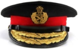 MID 20TH CENTURY INDIAN ARMY GENERALS DRESS CAP