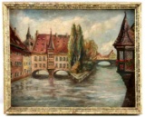 THIRD REICH PAINTING HITLER LANDSCAPE GERMANY
