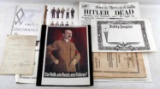 COLLECTION OF USEFUL THIRD REICH REPRO EPHEMERA