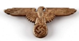 GERMAN WWII WAFFEN SS OFFICERS VISOR CAP EAGLE
