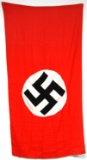 WWII GERMAN 3RD REICH HANGING NATIONAL FLAG BANNER