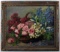 AUGUSTE KIND FLORAL STILL LIFE WITH VASE FRENCH