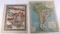 ANTIQUE 19TH CENTURY ANTIQUE MAP LOT OF TWO