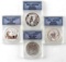 ANACS MS70 SILVER KOOKABURRA 1 OZ COIN LOT 4